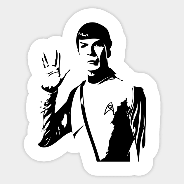 Spock Sticker by horrorshirt